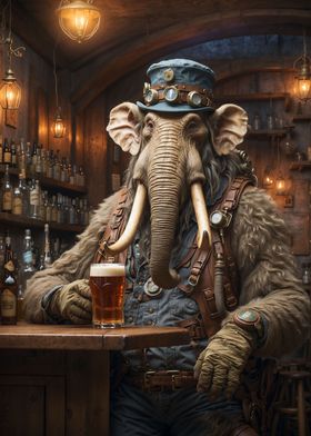 Steampunk Beer Mammoth