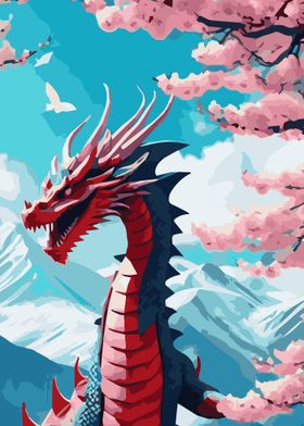 Dragon Cherry Blossom 1