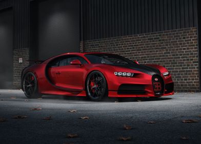 Chiron Sport CGI 5K Red ca