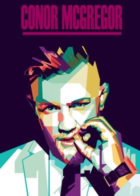 ufc athlete in wpap style