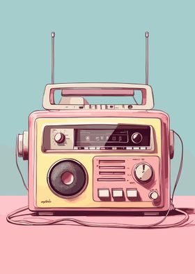 Music Tape Radio 90s