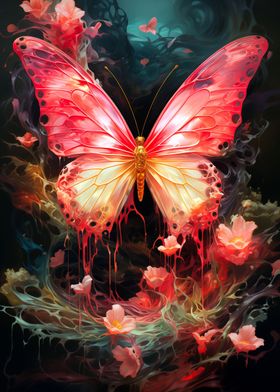 Fantasy Floral Butterfly