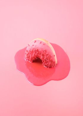 pink donut melts