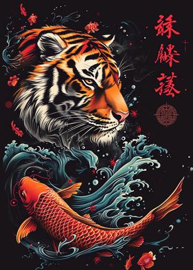 Tiger Koi Wave