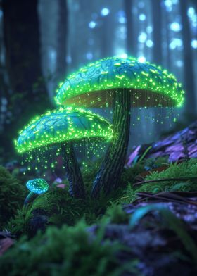 Green Mushroom Magic