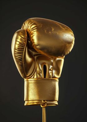 Boxing 3D Dark Gold