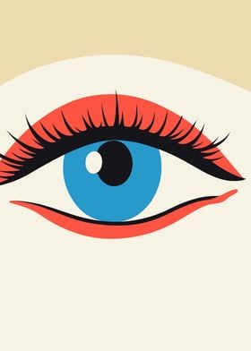 Modern Eye Illustration 