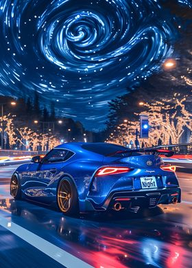 Toyota Supra Starry Night