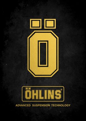 OHLINS gold suspension