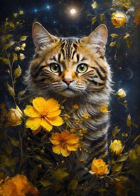 The Cat and the Dandelions