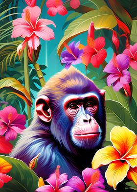 Jungle Blossom Monkey