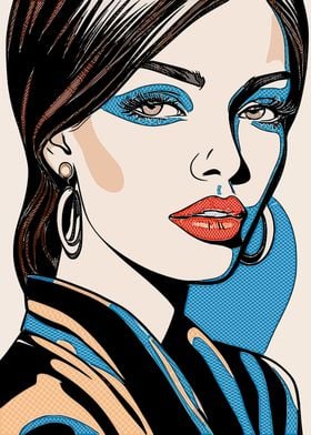 Woman Pop Art 4