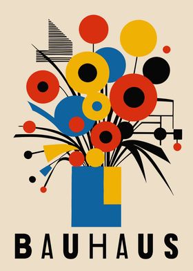 Bauhaus Nature Poster