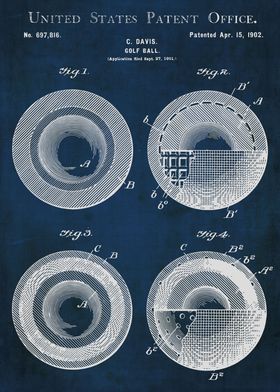 1902 golf ball patent