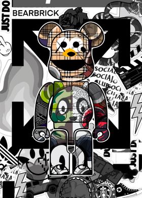 Graffiti bear brick