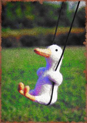 happy swing duck meme