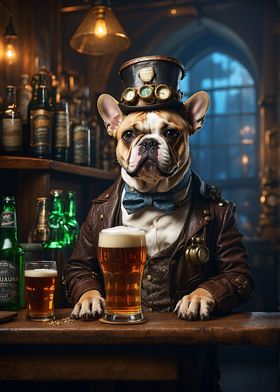 French Bulldog Beer Hound