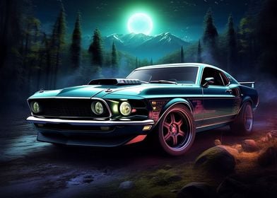 Classic car Mach 1 