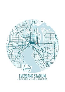 EverBank Stadium Map