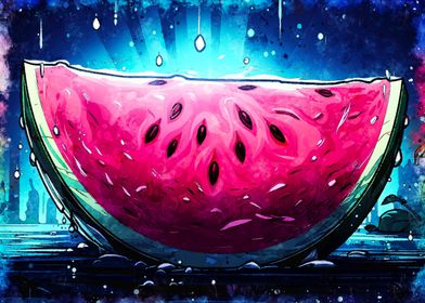 Watermelon Fantasy Art