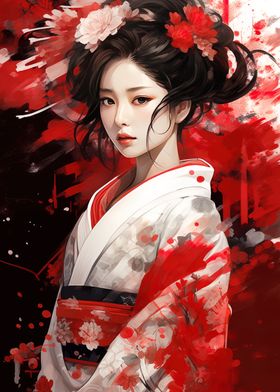 Beautiful Japanese Geisha