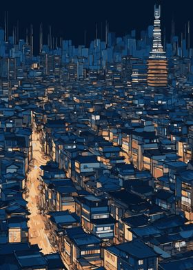 Japan Tokyo Cityscape 2