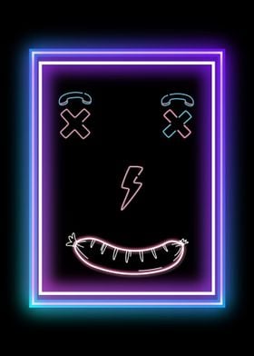Emoji Neon Smile