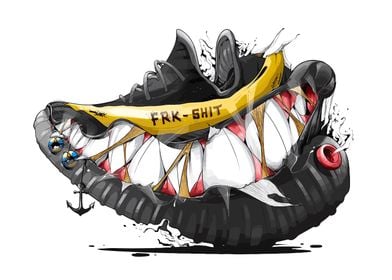 Yeezy 350 Sneakers Art