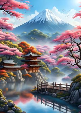 Japan stunning landscape