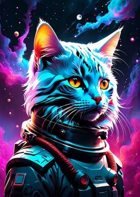 Cat Cosmic Space