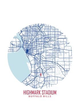 Highmark Stadium Map