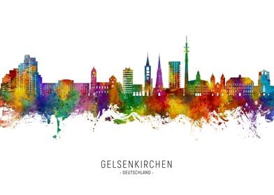 Gelsenkirchen Skyline