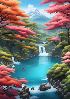 japan landscape art