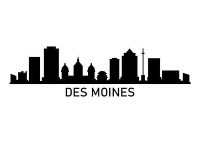 Skyline des Moines