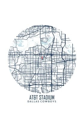 AT And T Stadium Map