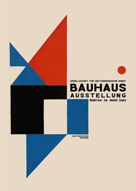 BAUHAUS AUSSTELLUNG POSTER