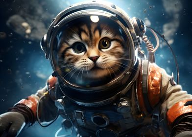 Space cat on the fly