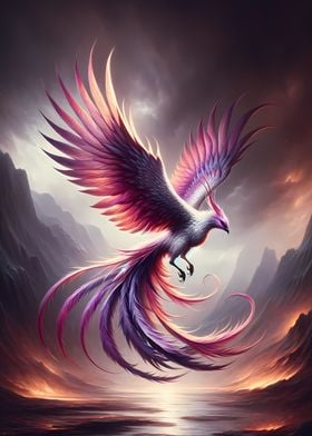 Mystical Phoenix Bird