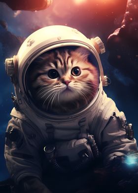 Astronaut Exotic Kitten