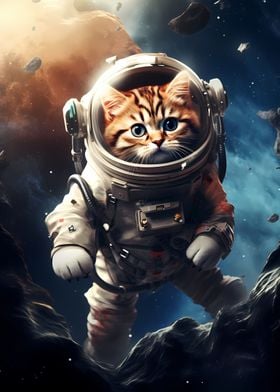 Astronaut Exotic Kitten