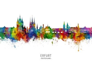 Erfurt Skyline Deutschland