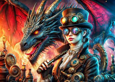 Steampunk Dragon Mistress