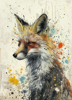 Whimsical Fox Art