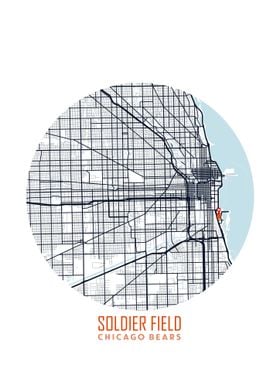 Soldier Field Stadium Map