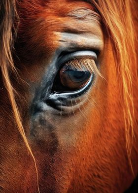 Horse Closeup Face