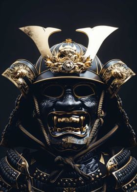 Samurai Armor Dark Gold