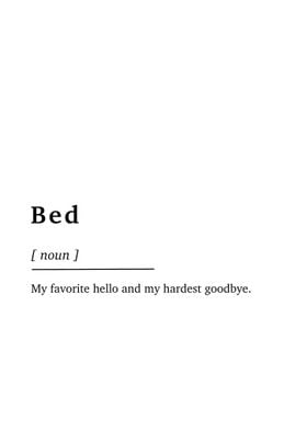 Bed