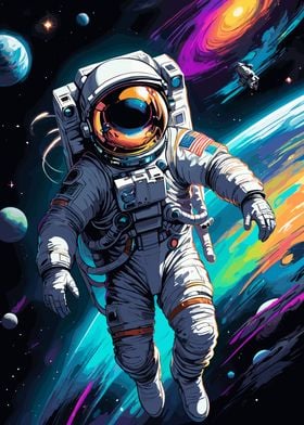 Astronaut on Space