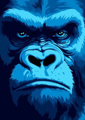 Gorilla Look Pixel Art