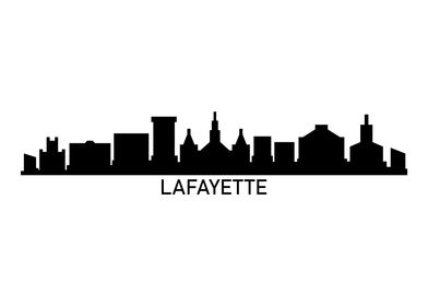 Lafayette skyline